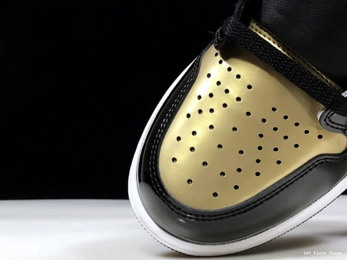 1st Kicks Shoes Toe Glod Retro 1 861428-007 Jordan Air High 0718